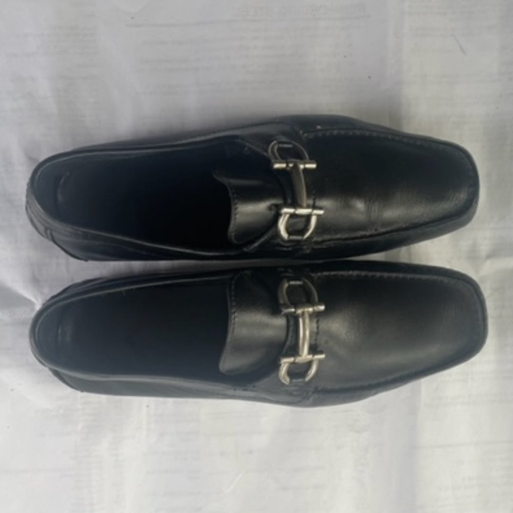 Authentic Salvatore Ferragamo driver leather shoes, size 8